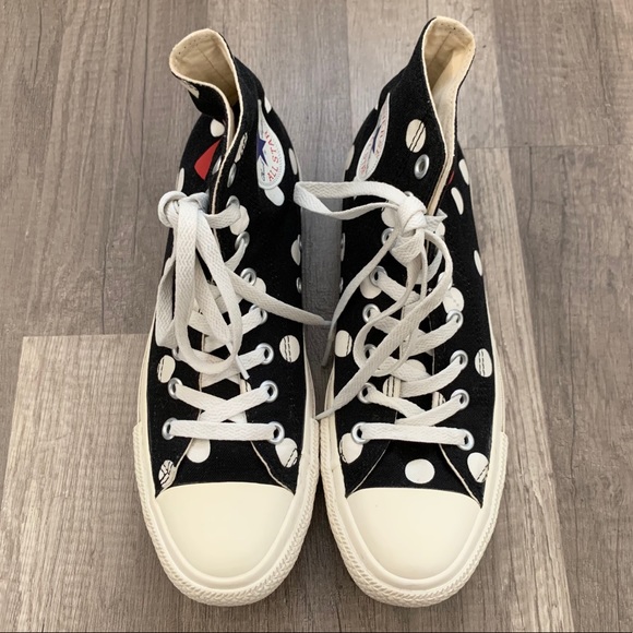 Comme Des Garçons Play X Converse High Top  Shoe - Picture 3 of 8